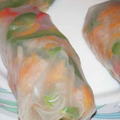 Rouleaux de printemps végétariens