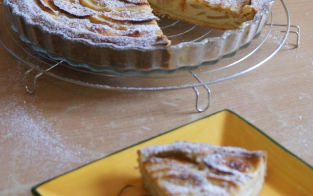Tarte normande aux pommes traditionnelle