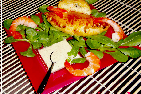 Chaussons aux fruits de mer