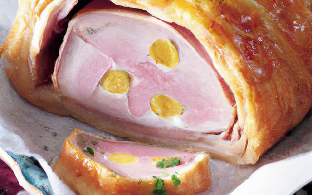 Jambon blanc en croûte