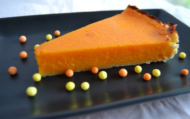 Tarte sucrée au potimarron