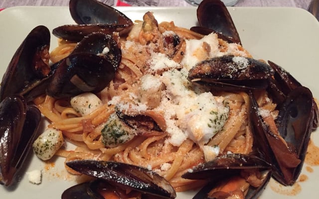 Spaghetti aux fruits de mer