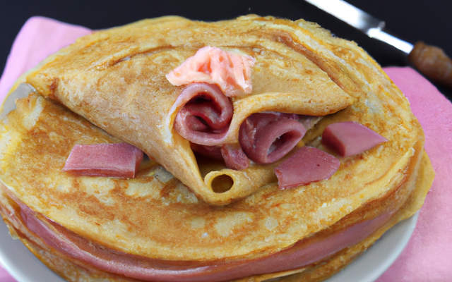 Crêpes au jambon facile