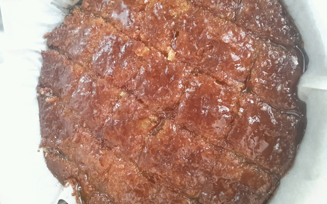 Basboussa, pâtisserie orientale semoule et noix de coco