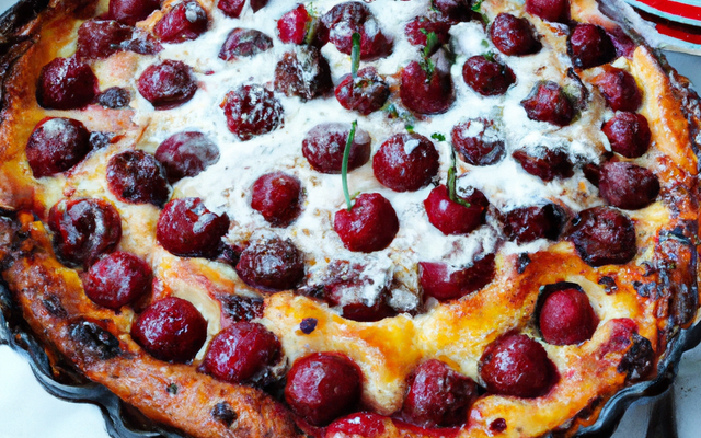 Clafoutis rhum-cerises
