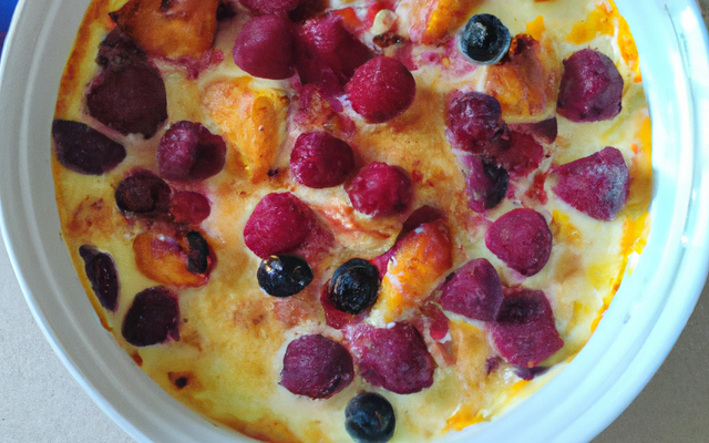 Gratin de fruits d'été