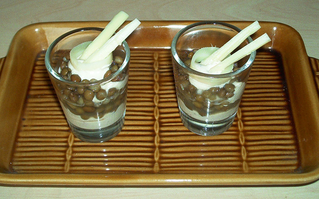 Verrines aux lentilles