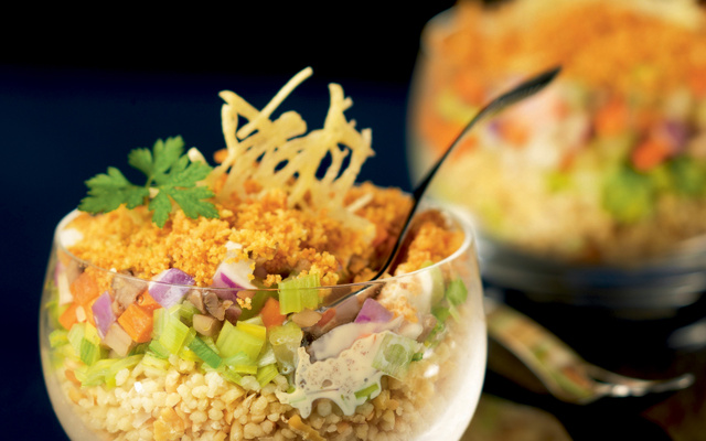 Parmentier végétarien aux céréales gourmandes