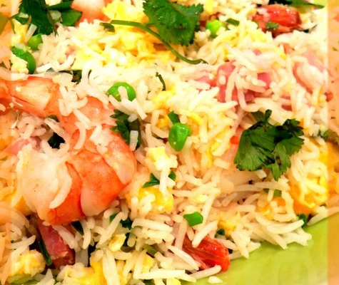 Riz aux crevettes façon Cantonais