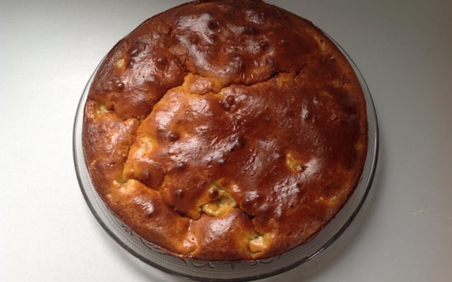 Gâteau au yaourt miel-banane