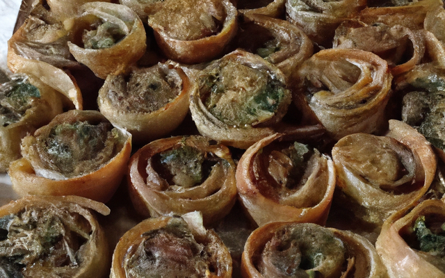 Feuilletés aux escargots
