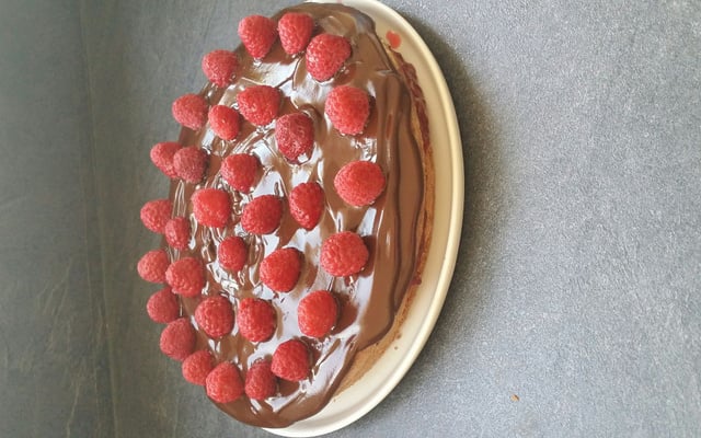 Gâteau choco-framboise