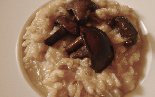 Risotto aux champignons des bois