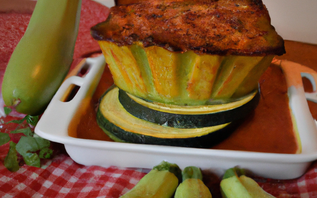 Flan de courgettes au chorizo