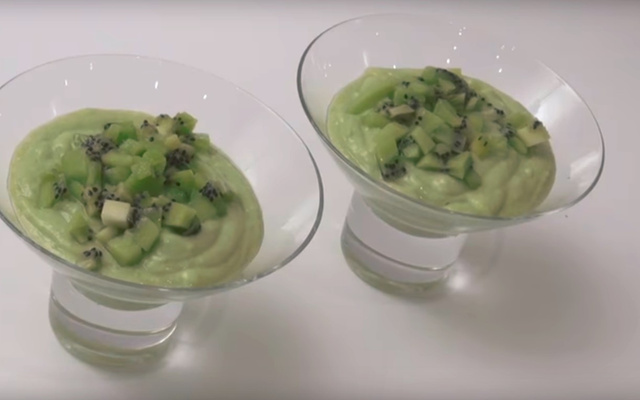 Verrines sucrées à l'avocat