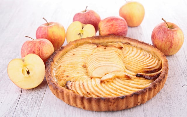 Tarte aux pommes amandes