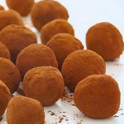 Truffes aux trois chocolats
