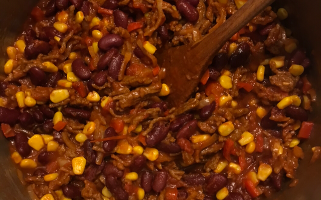 Chili con carne de chef