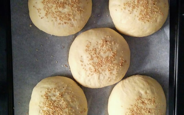 Pains hamburgers maison