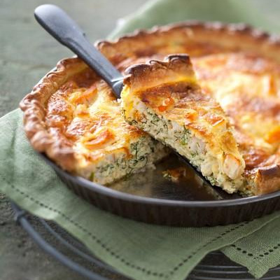 Quiche de haddock fumé au Bello Gratinato