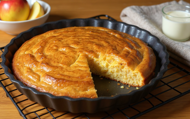 Gâteau au yaourt à la pomme sans sucre