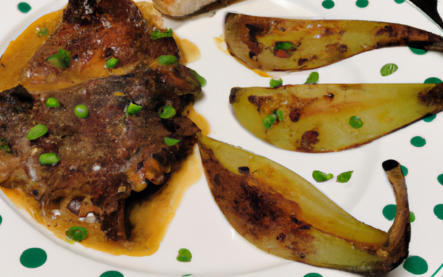 Pintade aux poireaux