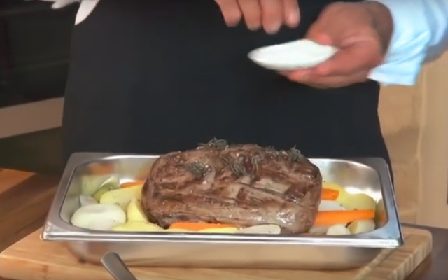 Filet de bœuf et légumes pot-au-feu