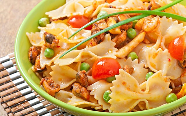 Salade de pâtes au poulet classique
