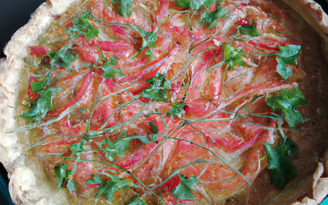 Tarte sans pâte au saumon