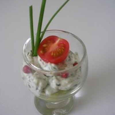 Verrine Avocat-fines herbes