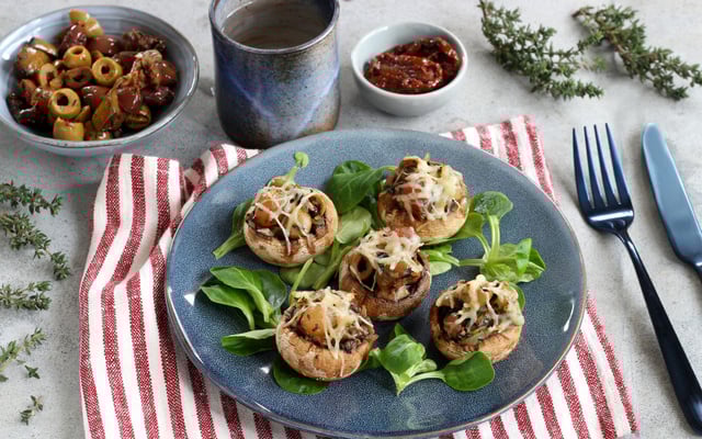 Champignons farcis à la provençale