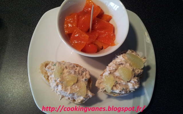 Poivrons grillés et marinés à l'huile d'olive