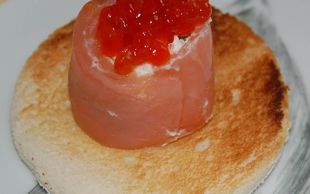 Bouchées de saumon au mascarpone et citron vert