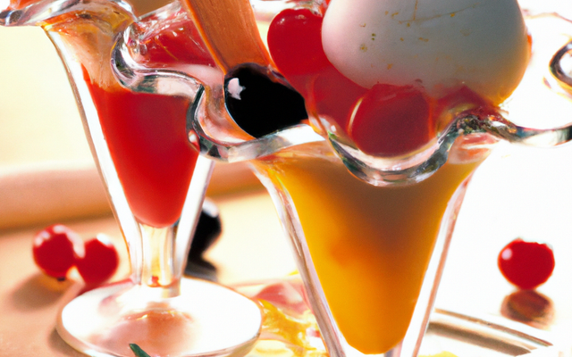 Glaces aux fruits
