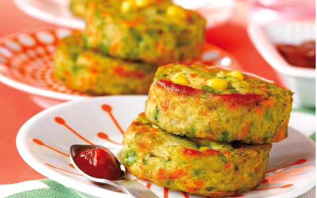 Croquettes de légumes au poulet