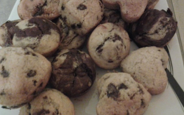 Muffins pépites de chocolat et amandes