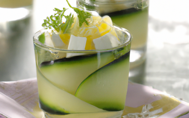 Verrine de concombre