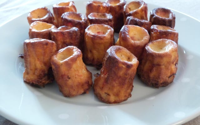 Cannelés chorizo et poivron rouge