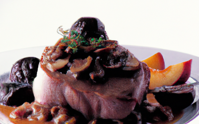 Filet mignon de veau aux pruneaux