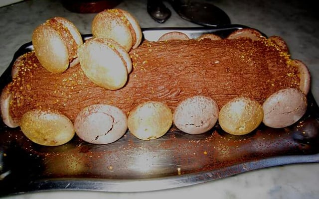 Bûche au caramel au beurre salé