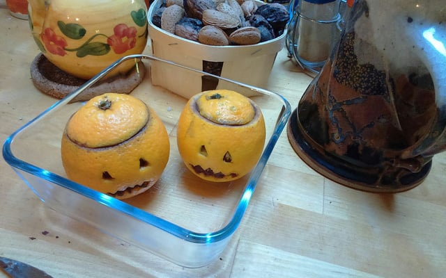 Mousse au chocolat Halloween