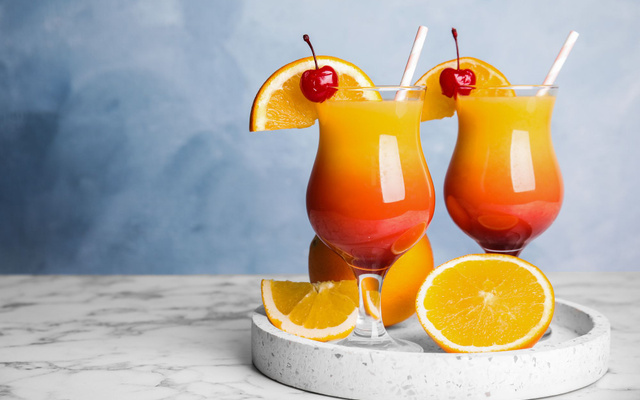 Le cocktail tequila sunrise