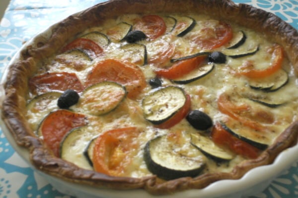 Tarte courgettes-tomates