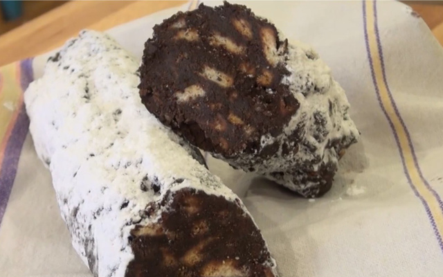 Salam portugais : le saucisson au chocolat