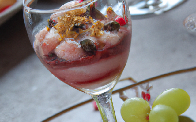 Verrine des vendanges