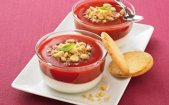 Fromage blanc et Mon dessert de fraises