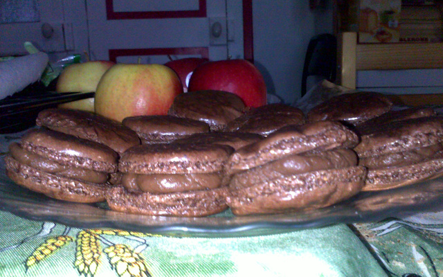 Maccarrons au chocolat