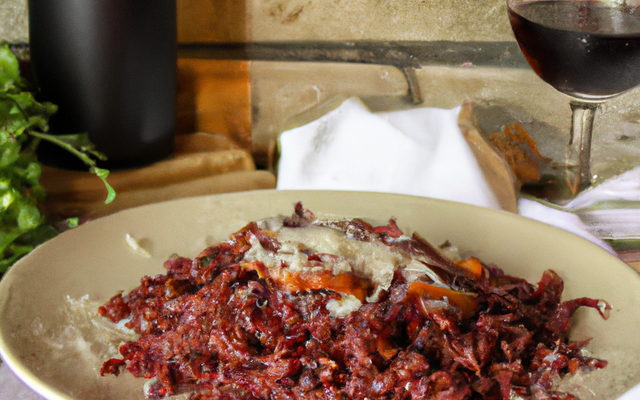 Risotto au vin rouge