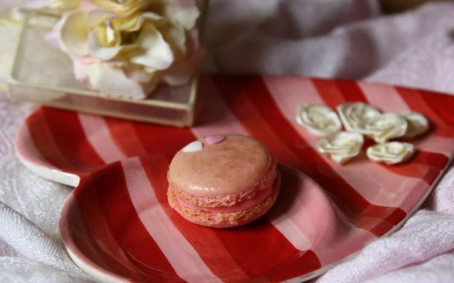 Macarons à l'eau de rose