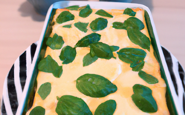 Lasagnes aux blettes et camembert